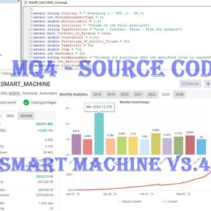 SMART MACHINE EA v3.4 MQ4 – Source code 1420+